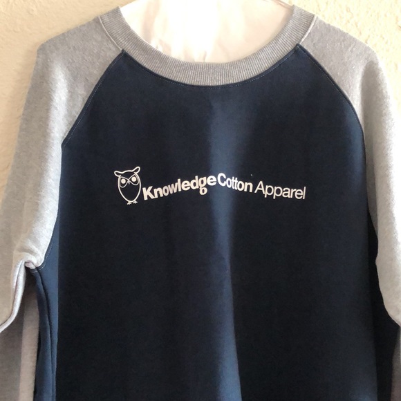 KNOWLEDGE COTTON APPAREL ORGANIC MATERIALS SWEATSHIRT/NWT - Picture 4 of 15